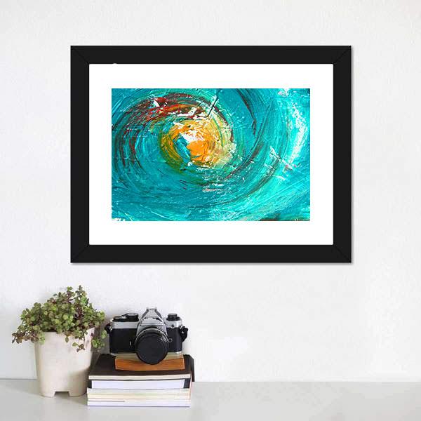 Colorful Artwork Panoramic Canvas Wall Art-1 Piece-36" x 12"-Tiaracle