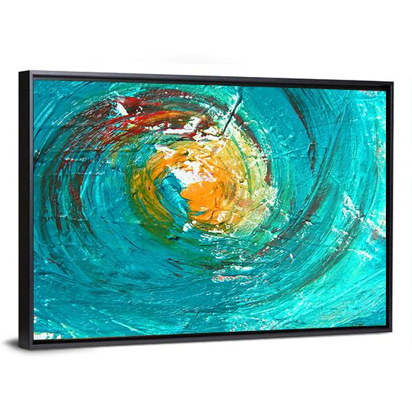 Colorful Artwork Panoramic Canvas Wall Art-1 Piece-36" x 12"-Tiaracle