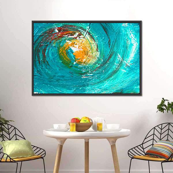 Colorful Artwork Panoramic Canvas Wall Art-1 Piece-36" x 12"-Tiaracle