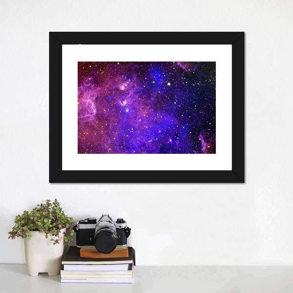Colorful Carina Nebula Canvas Wall Art-3 Horizontal-Gallery Wrap-25&quot; x 16&quot;-Tiaracle