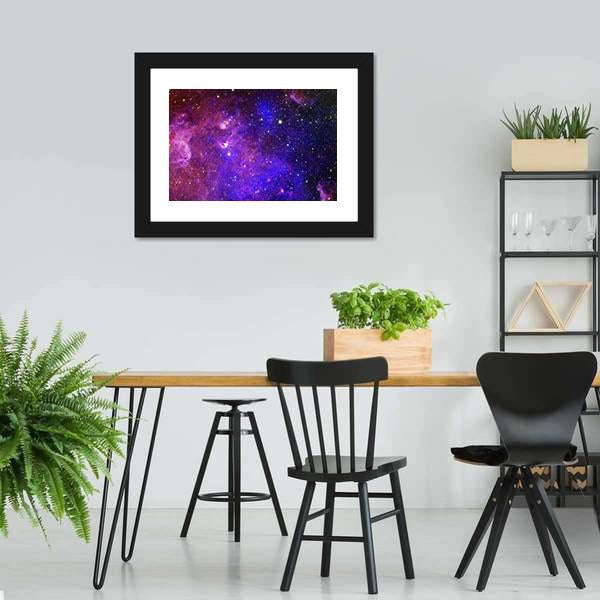 Colorful Carina Nebula Canvas Wall Art-3 Horizontal-Gallery Wrap-25&quot; x 16&quot;-Tiaracle