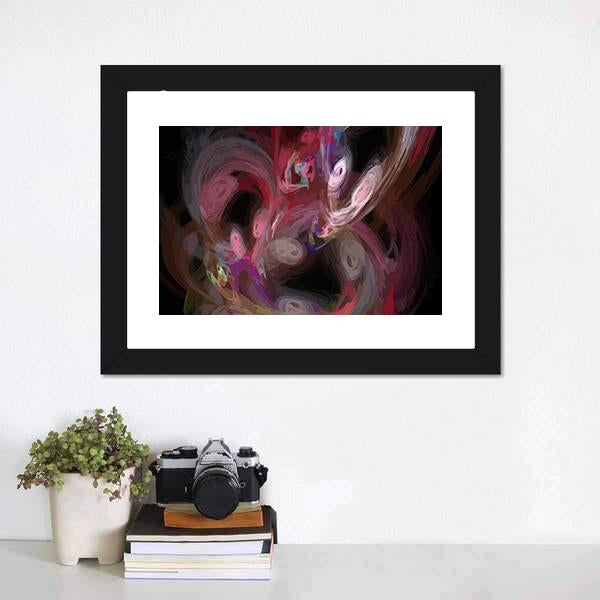 Colorful Digital Fractal Canvas Wall Art-3 Horizontal-Gallery Wrap-25" x 16"-Tiaracle