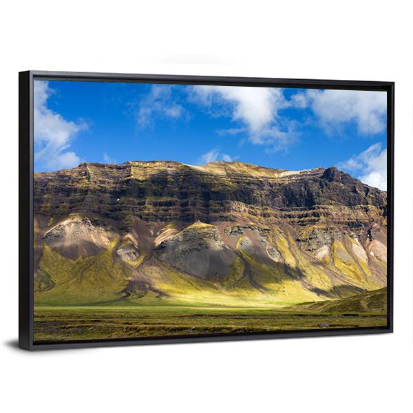 Colorful Fjord In Snaefellsne Canvas Wall Art-3 Horizontal-Gallery Wrap-25" x 16"-Tiaracle