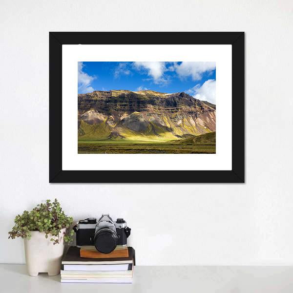 Colorful Fjord In Snaefellsne Canvas Wall Art-3 Horizontal-Gallery Wrap-25" x 16"-Tiaracle