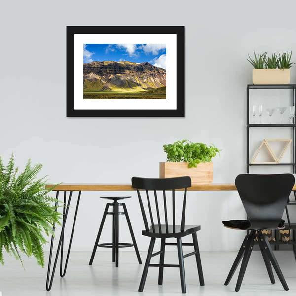 Colorful Fjord In Snaefellsne Canvas Wall Art-3 Horizontal-Gallery Wrap-25" x 16"-Tiaracle