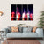 Colorful Fountain At Night Canvas Wall Art-4 Horizontal-Gallery Wrap-34" x 24"-Tiaracle