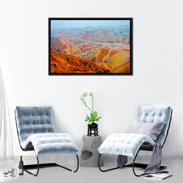 Colorful Landscape China Canvas Wall Art-3 Horizontal-Gallery Wrap-25" x 16"-Tiaracle