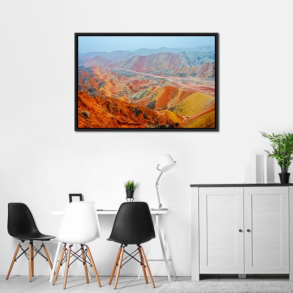 Colorful Landscape China Canvas Wall Art-3 Horizontal-Gallery Wrap-25" x 16"-Tiaracle