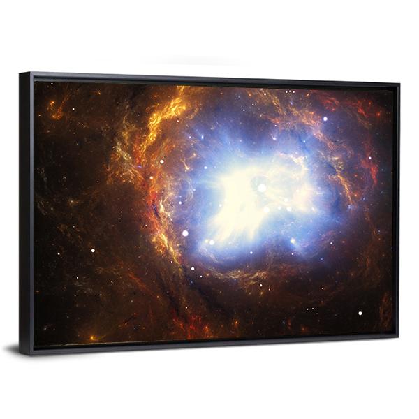 Colorful Nebula Canvas Wall Art-3 Horizontal-Gallery Wrap-25" x 16"-Tiaracle