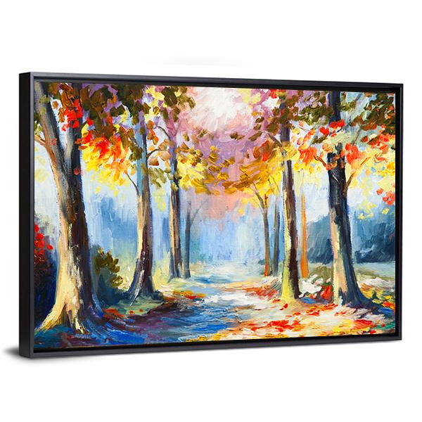 Colorful Spring Landscape Canvas Wall Art-3 Horizontal-Gallery Wrap-25&quot; x 16&quot;-Tiaracle