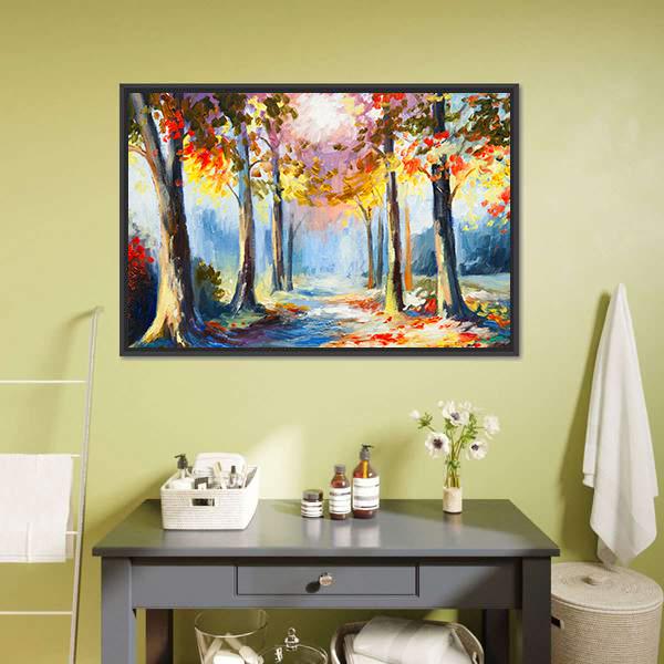 Colorful Spring Landscape Canvas Wall Art-3 Horizontal-Gallery Wrap-25&quot; x 16&quot;-Tiaracle