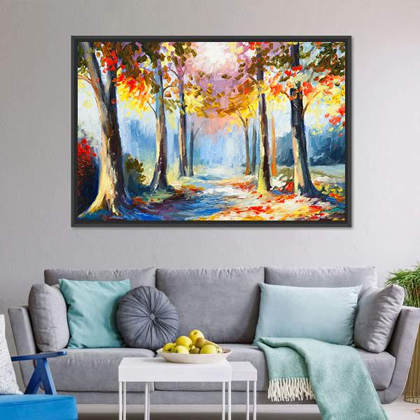 Colorful Spring Landscape Canvas Wall Art-3 Horizontal-Gallery Wrap-25&quot; x 16&quot;-Tiaracle