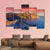 Summer Sunrise On Sea Canvas Wall Art-3 Horizontal-Gallery Wrap-25" x 16"-Tiaracle