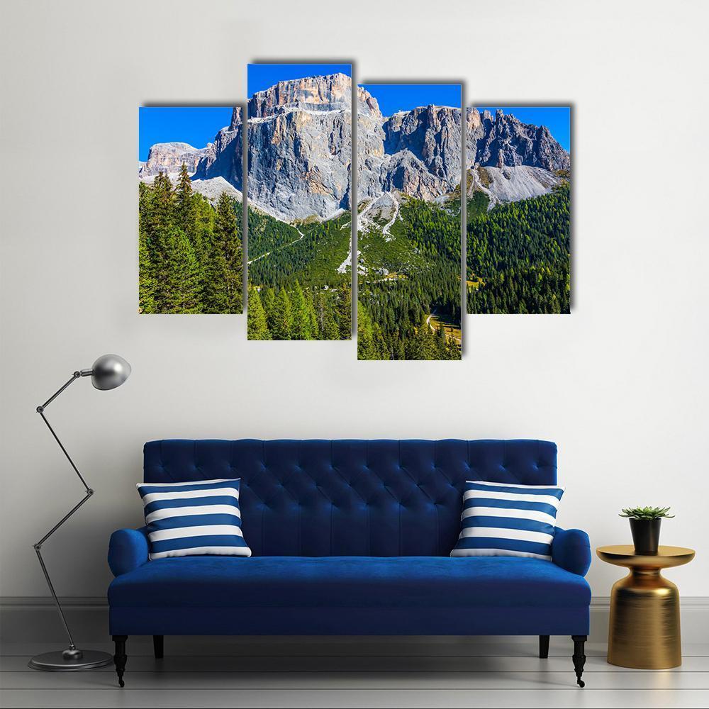 Colossal White Rocks Canvas Wall Art-4 Pop-Gallery Wrap-50" x 32"-Tiaracle