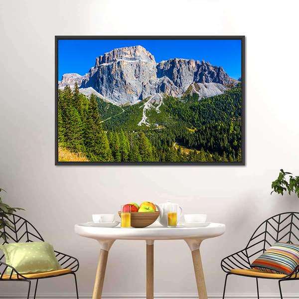Colossal White Rocks Canvas Wall Art-1 Piece-Floating Frame-24" x 16"-Tiaracle