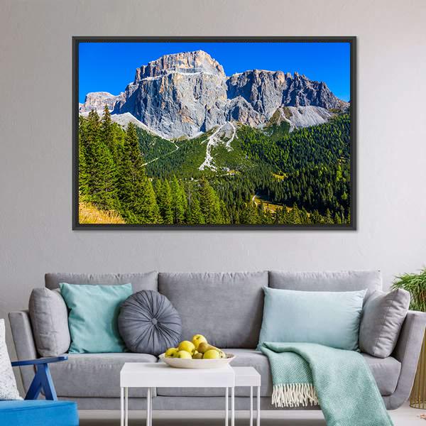 Colossal White Rocks Canvas Wall Art-3 Horizontal-Gallery Wrap-25" x 16"-Tiaracle