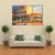 Colosseum In Sunset Canvas Wall Art-4 Pop-Gallery Wrap-50" x 32"-Tiaracle