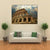 Colosseum Under Clouds Canvas Wall Art-1 Piece-Gallery Wrap-48" x 32"-Tiaracle