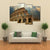 Colosseum Under Clouds Canvas Wall Art-1 Piece-Gallery Wrap-48" x 32"-Tiaracle