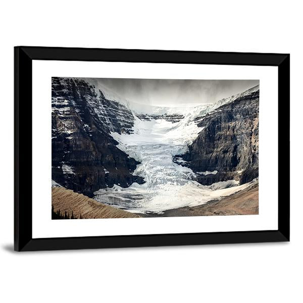 Columbia Icefield Glacier Canvas Wall Art-3 Horizontal-Gallery Wrap-25" x 16"-Tiaracle