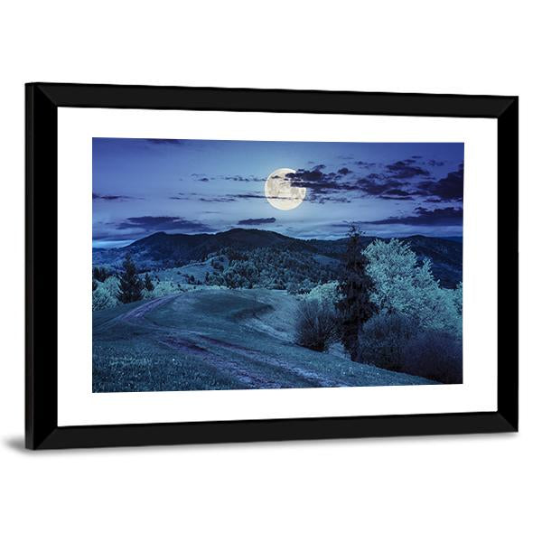 Mountain &amp; Forest Landscape Canvas Wall Art-3 Horizontal-Gallery Wrap-25" x 16"-Tiaracle