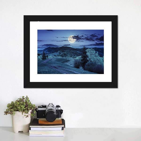 Mountain & Forest Landscape Canvas Wall Art-3 Horizontal-Gallery Wrap-25" x 16"-Tiaracle