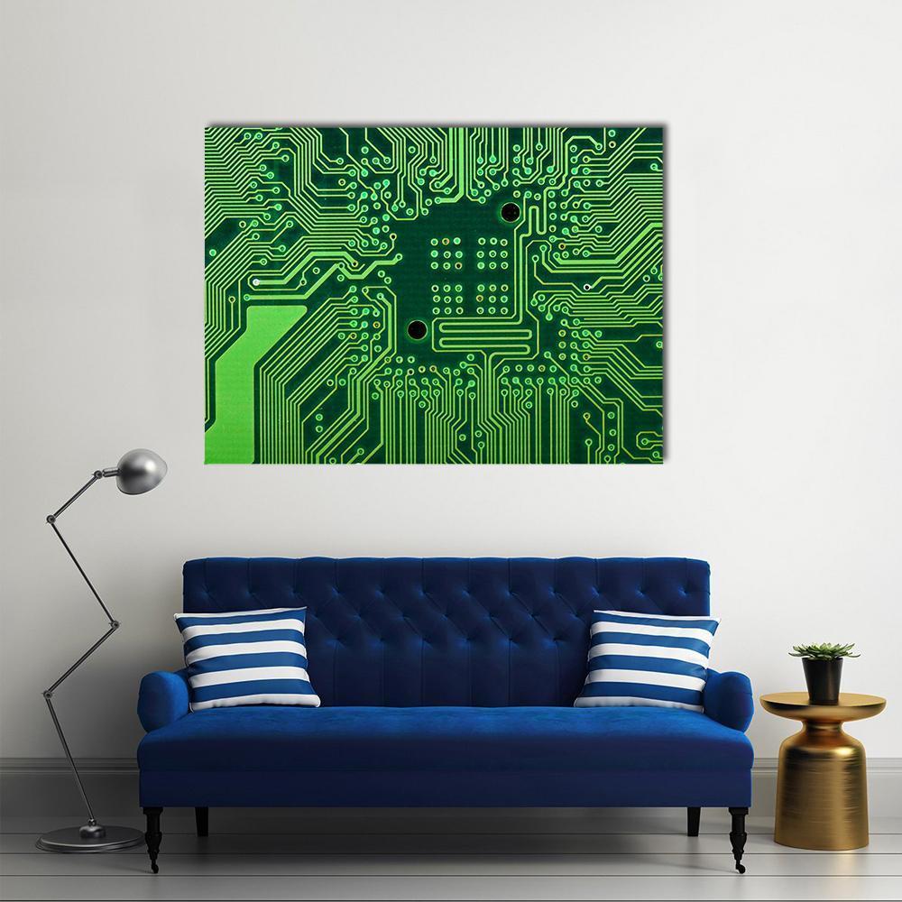 Computer Board Canvas Wall Art-1 Piece-Gallery Wrap-48" x 32"-Tiaracle