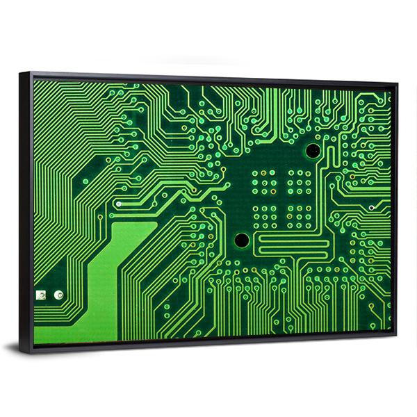 Computer Board Canvas Wall Art-3 Horizontal-Gallery Wrap-25" x 16"-Tiaracle