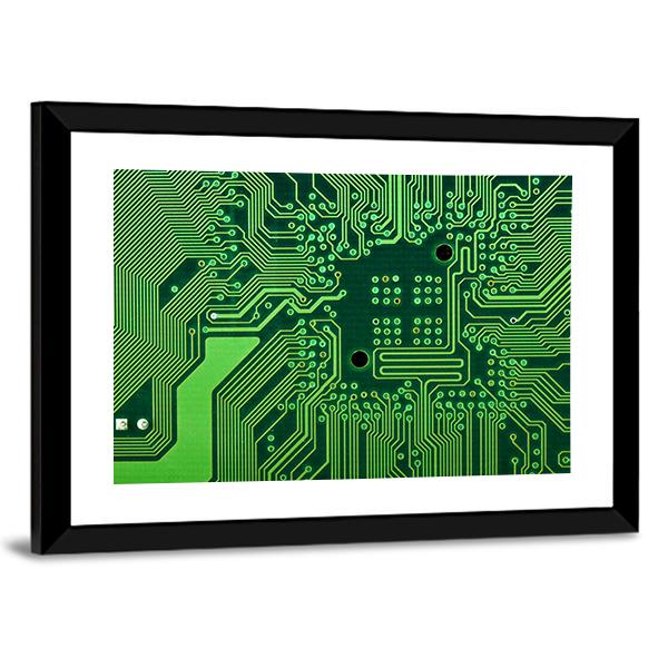 Computer Board Canvas Wall Art-3 Horizontal-Gallery Wrap-25" x 16"-Tiaracle