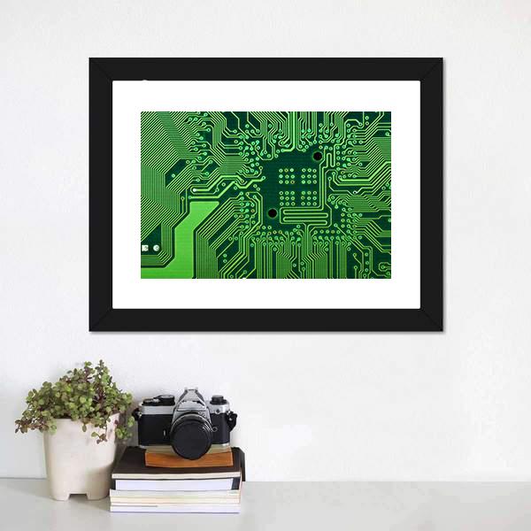 Computer Board Canvas Wall Art-3 Horizontal-Gallery Wrap-25" x 16"-Tiaracle
