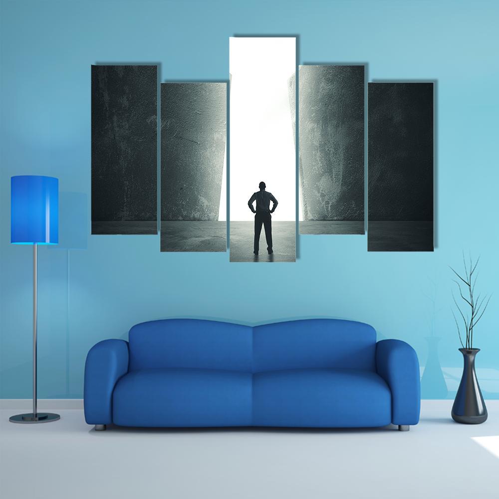 Concept Of Success Canvas Wall Art-5 Pop-Gallery Wrap-47" x 32"-Tiaracle