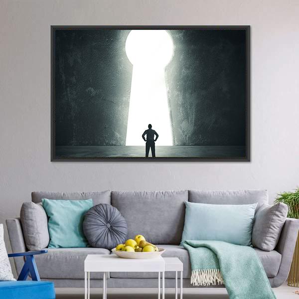 Concept Of Success Vertical Canvas Wall Art-3 Vertical-Gallery Wrap-12" x 25"-Tiaracle