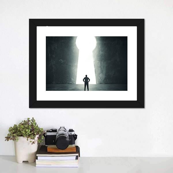 Concept Of Success Vertical Canvas Wall Art-3 Vertical-Gallery Wrap-12" x 25"-Tiaracle