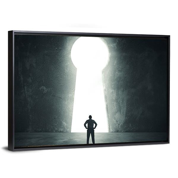 Concept Of Success Vertical Canvas Wall Art-3 Vertical-Gallery Wrap-12" x 25"-Tiaracle
