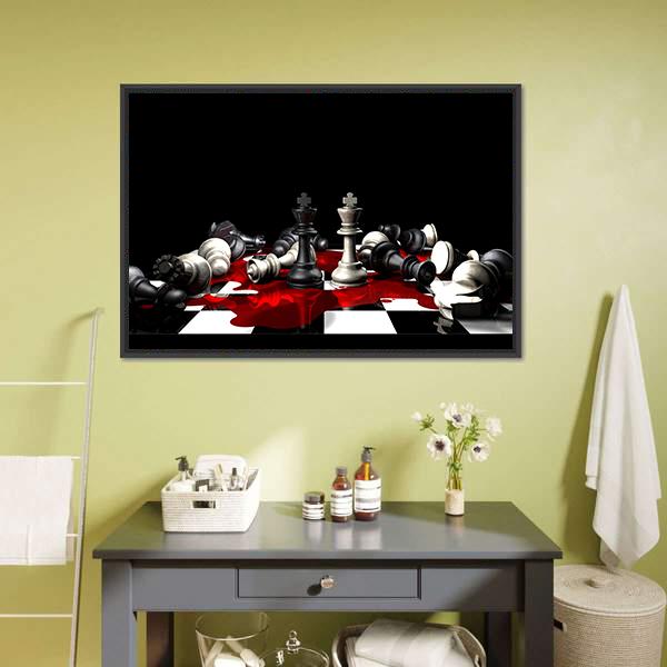 Conceptual Impact Of War Canvas Wall Art-5 Horizontal-Gallery Wrap-22" x 12"-Tiaracle
