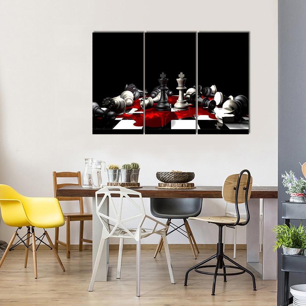 Conceptual Impact Of War Canvas Wall Art-3 Horizontal-Gallery Wrap-37&quot; x 24&quot;-Tiaracle