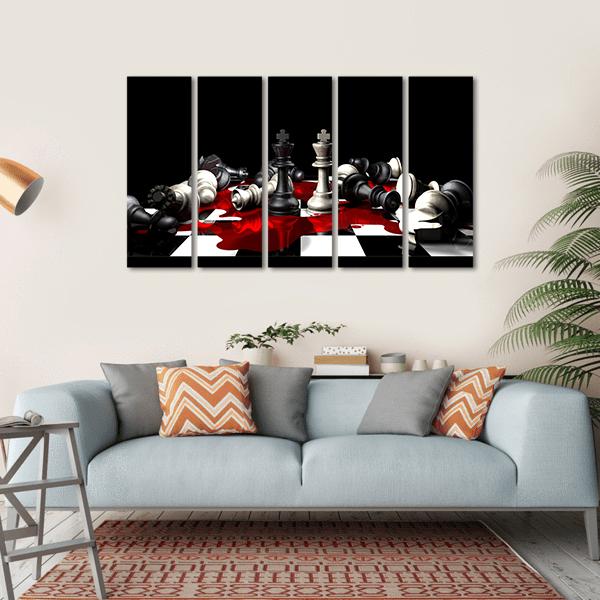 Conceptual Impact Of War Canvas Wall Art-5 Horizontal-Gallery Wrap-22" x 12"-Tiaracle