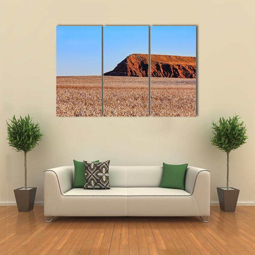 Connon Field Oklahoma Canvas Wall Art-3 Horizontal-Gallery Wrap-37" x 24"-Tiaracle