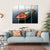 Container Ship In Ocean Canvas Wall Art-4 Horizontal-Gallery Wrap-34" x 24"-Tiaracle