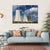 Cooling Towers Canvas Wall Art-4 Horizontal-Gallery Wrap-34" x 24"-Tiaracle