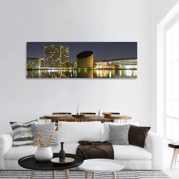 Planetarium In Copenhagen Panoramic Canvas Wall Art-1 Piece-36" x 12"-Tiaracle