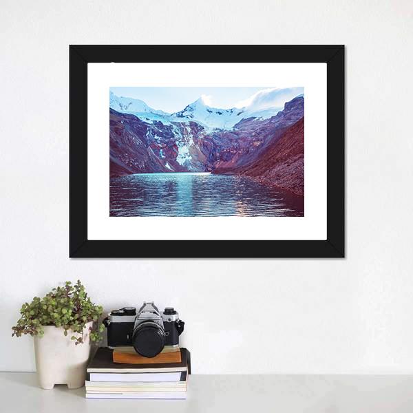 Cordillera Huayhuash Peru Canvas Wall Art-1 Piece-Framed Print-20" x 16"-Tiaracle