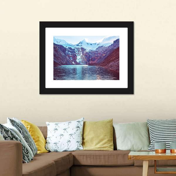 Cordillera Huayhuash Peru Canvas Wall Art-3 Horizontal-Gallery Wrap-25" x 16"-Tiaracle
