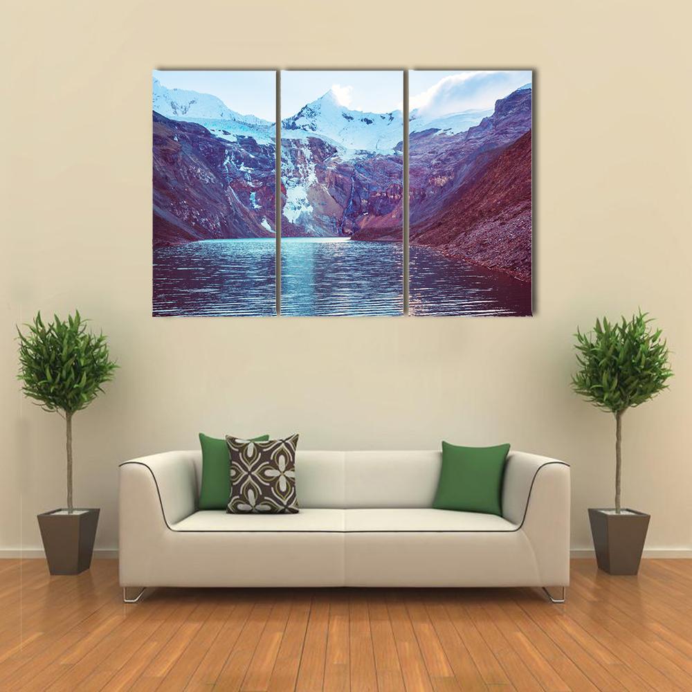 Cordillera Huayhuash Peru Canvas Wall Art-3 Horizontal-Gallery Wrap-37" x 24"-Tiaracle