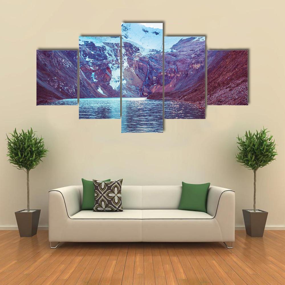 Cordillera Huayhuash Peru Canvas Wall Art-5 Star-Gallery Wrap-62" x 32"-Tiaracle