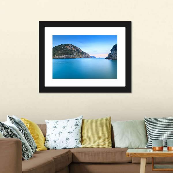 Corfu Island Canvas Wall Art-3 Horizontal-Gallery Wrap-25" x 16"-Tiaracle