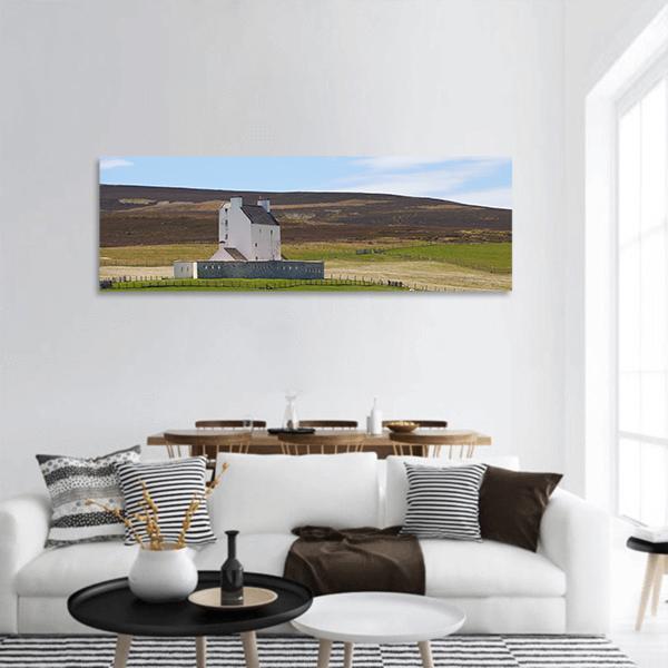 Corgarth Castle Panoramic Canvas Wall Art-1 Piece-36" x 12"-Tiaracle