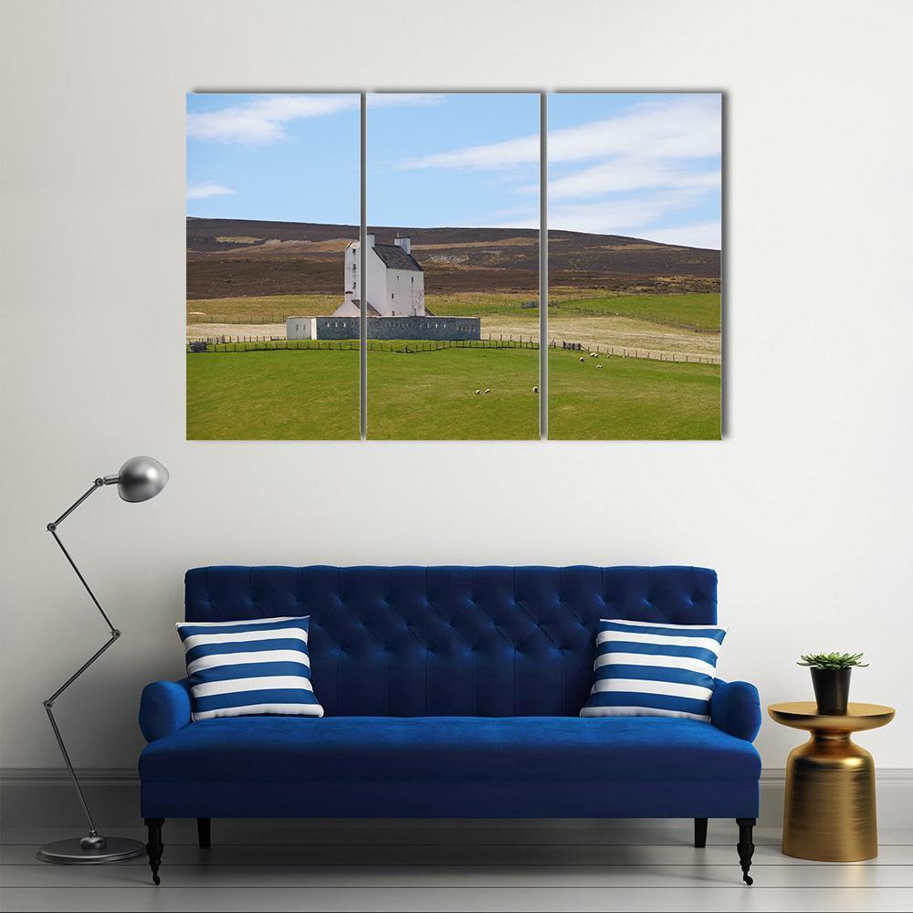 Corgarth Castle Canvas Wall Art-3 Horizontal-Gallery Wrap-37" x 24"-Tiaracle