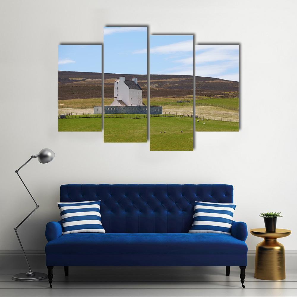 Corgarth Castle Canvas Wall Art-4 Pop-Gallery Wrap-50" x 32"-Tiaracle