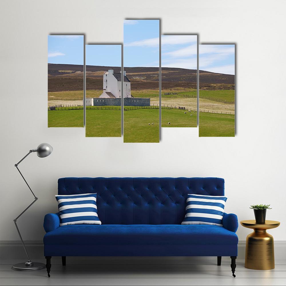 Corgarth Castle Canvas Wall Art-5 Pop-Gallery Wrap-47" x 32"-Tiaracle